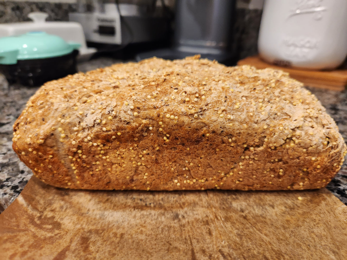 GLUTEN FREE VEGETARIAN SPROUTED GRAIN BREAD- Digital Recipe Card