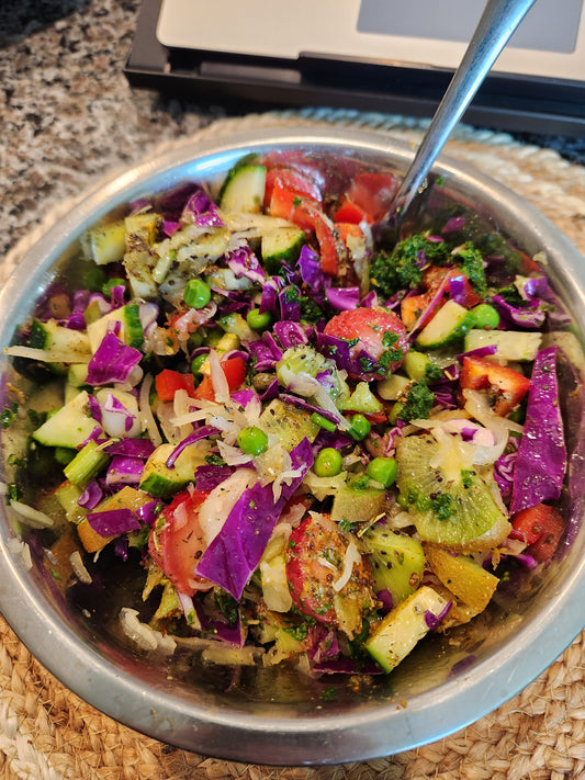 SPRING FORWARD SALAD- NUTRIENT DENSE & DELICIOUS! DIGITAL RECIPE CARD